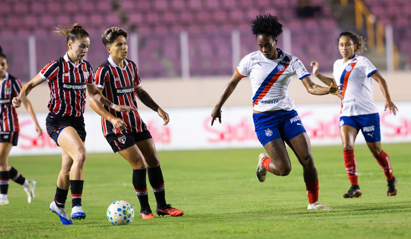 Bahia enfrenta São Paulo por vaga na semifinal da Copa do Brasil Feminina